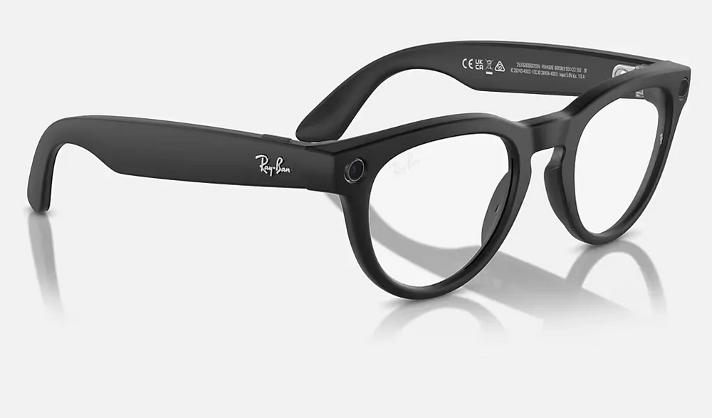 Смарт-окуляри Ray-ban Meta Headliner Matte Black / Clear-Grey Transitions 102322 фото