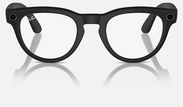 Смарт-окуляри Ray-ban Meta Headliner Matte Black / Clear-Grey Transitions 102322 фото