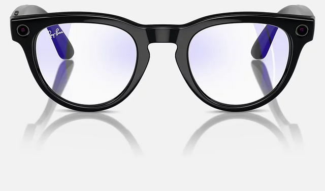Смарт-окуляри Ray-ban Meta Headliner Shiny Black / Clear 102328 фото