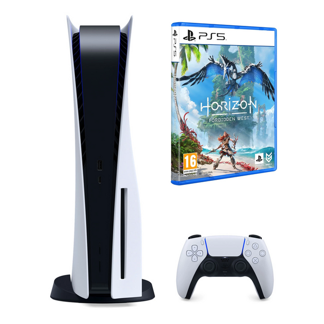 Стаціонарна ігрова приставка Sony PlayStation 5 825GB Blu-Ray Horizon Forbidden West Bundle 100461 фото
