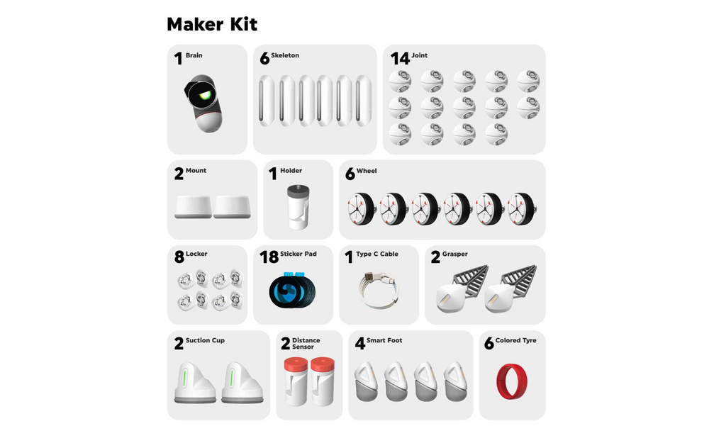 Розумний робот ClicBot Maker Kit 102335 фото