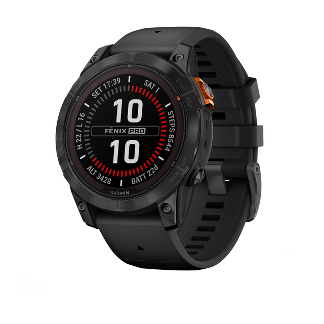 Смарт-часы Garmin Fenix 7 Pro Solar Edition | 47 мм Slate Gray with Black Band (010-02777-01) 102010 фото