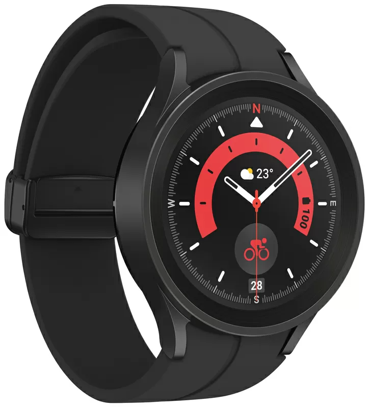 Смарт-годинник Samsung Galaxy Watch5 Pro 45mm Titanium Black (SM-R920NZKA) 101946 фото