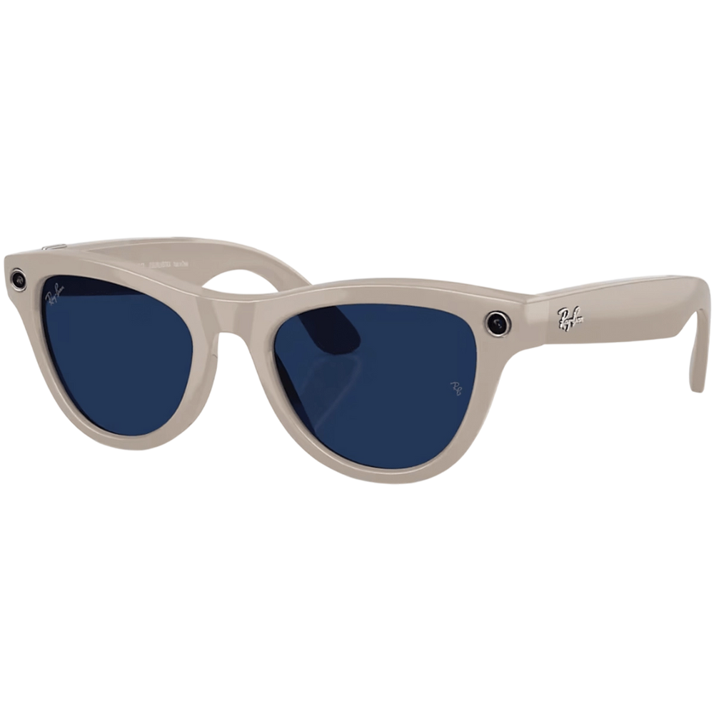 Смарт-окуляри Ray-Ban Meta Skyler Gen 2 Stand.Shiny Chalky Gray Frame/Clear to Sapphire Transit.Lenses (RW4014 6700MF 52-20) 102558 фото