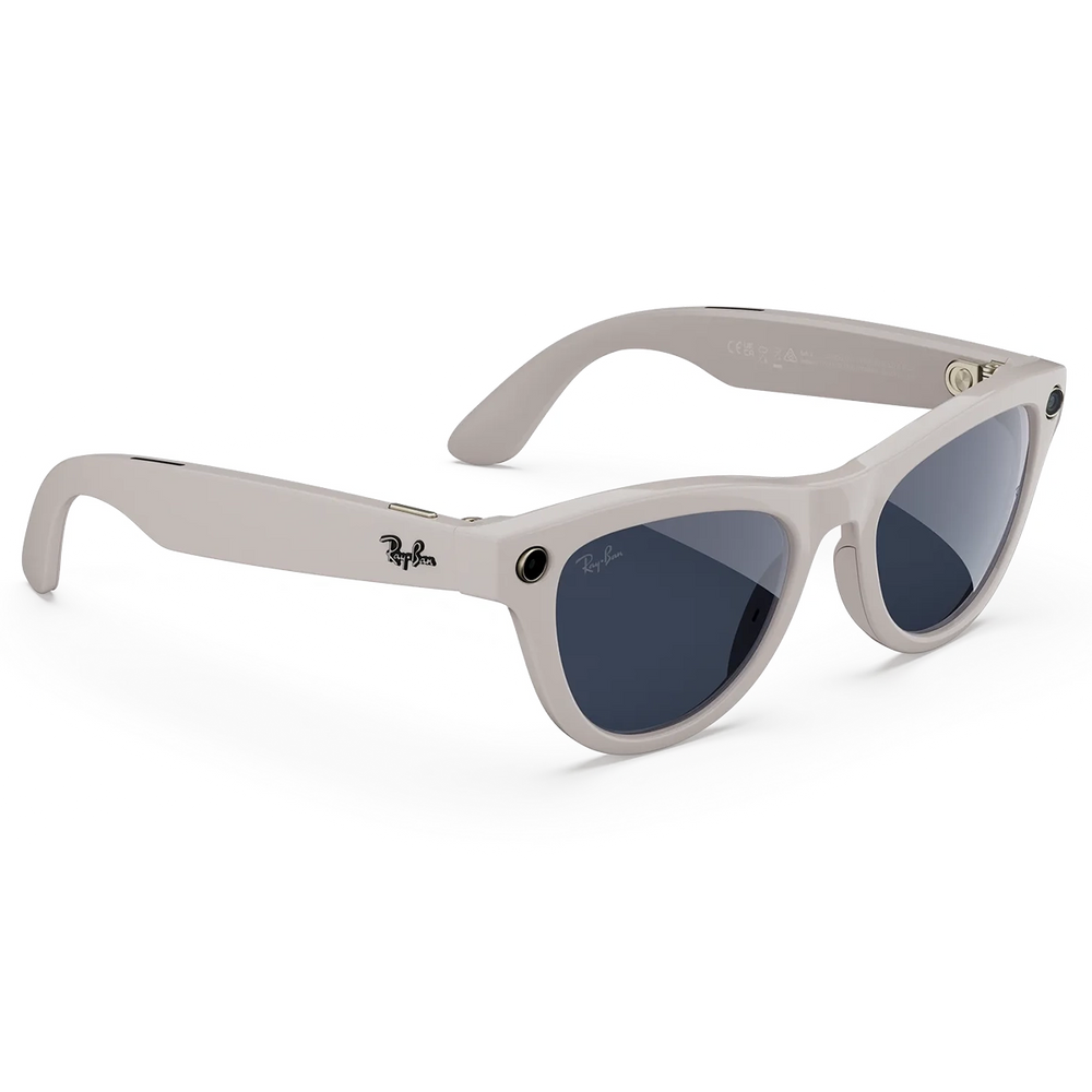 Смарт-окуляри Ray-Ban Meta Skyler Gen 2 Stand.Shiny Chalky Gray Frame/Clear to Sapphire Transit.Lenses (RW4014 6700MF 52-20) 102558 фото