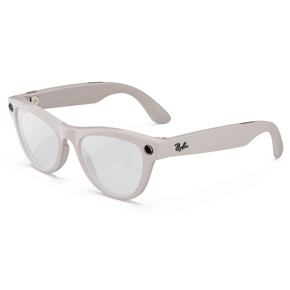 Смарт-окуляри Ray-Ban Meta Skyler Gen 2 Stand.Shiny Chalky Gray Frame/Clear to Sapphire Transit.Lenses (RW4014 6700MF 52-20) 102558 фото