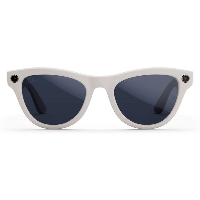 Смарт-окуляри Ray-Ban Meta Skyler Gen 2 Stand.Shiny Chalky Gray Frame/Clear to Sapphire Transit.Lenses (RW4014 6700MF 52-20) 102558 фото