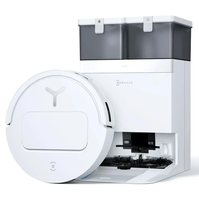 Робот-пилосос з вологим прибиранням ECOVACS Deebot T50 Pro Omni Gen2 White 102566 фото