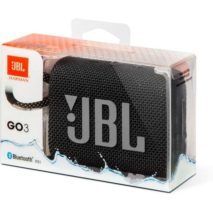 Портативная колонка JBL GO 3 Black (JBLGO3BLK) 102048 фото