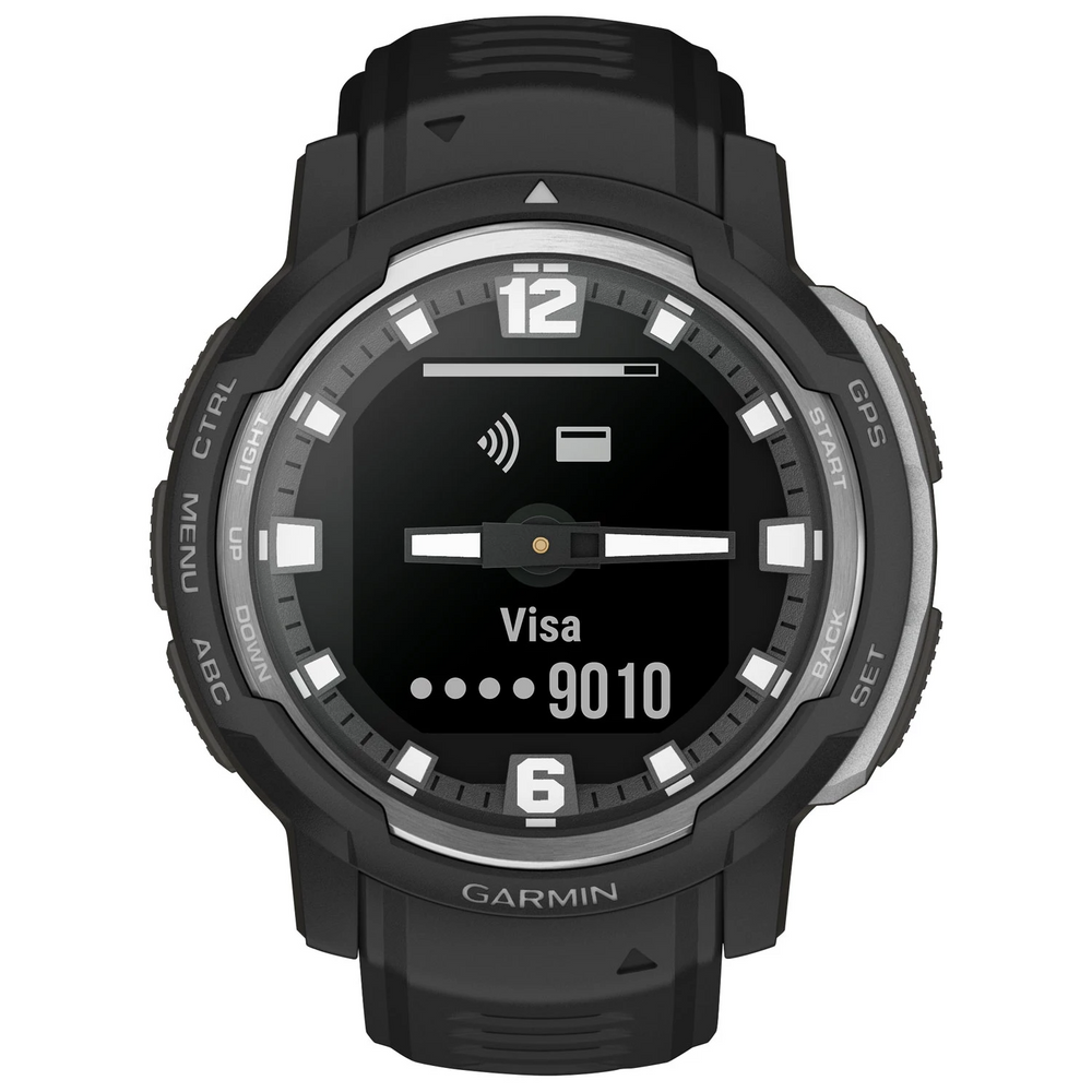 Смарт-годинник Garmin Instinct Crossover - Standard Edition Black (010-02730-13/03) 102241 фото