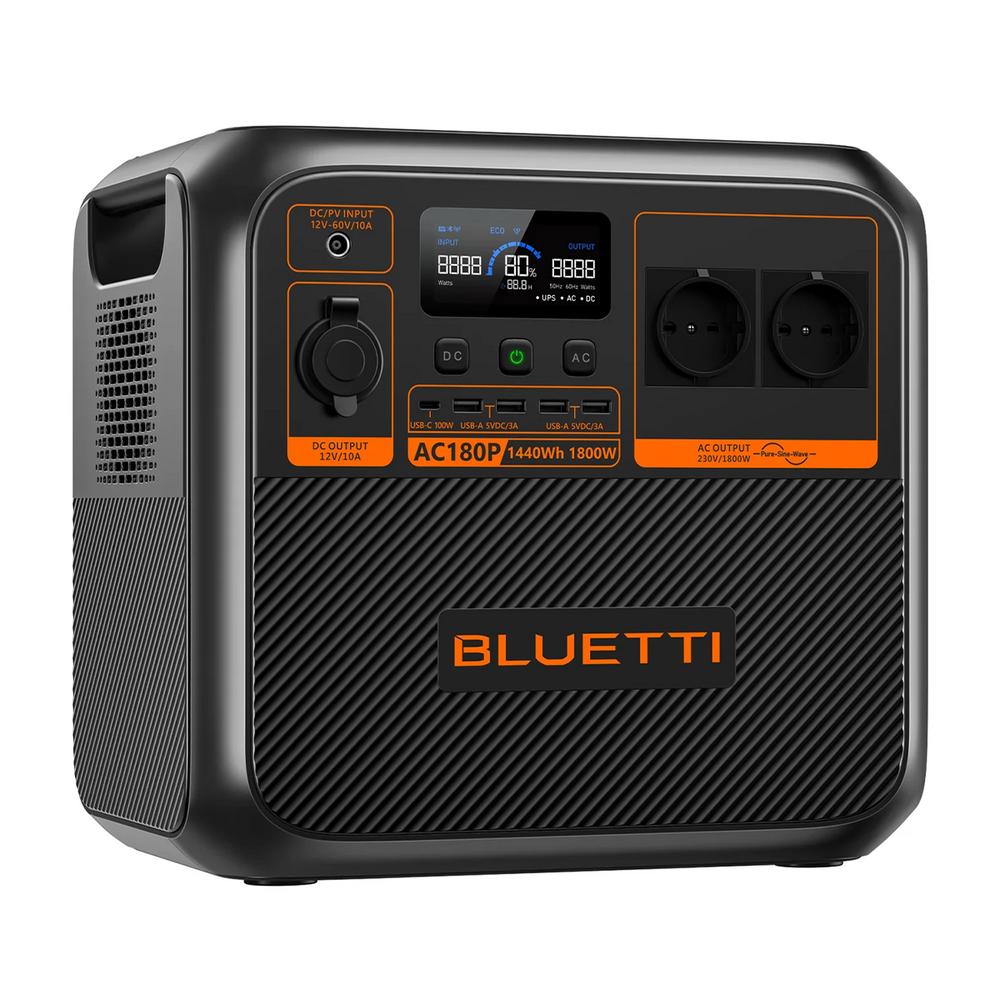 Портативная зарядная станция BLUETTI AC180P Portable Power Station | 1800W 1440Wh 102390 фото