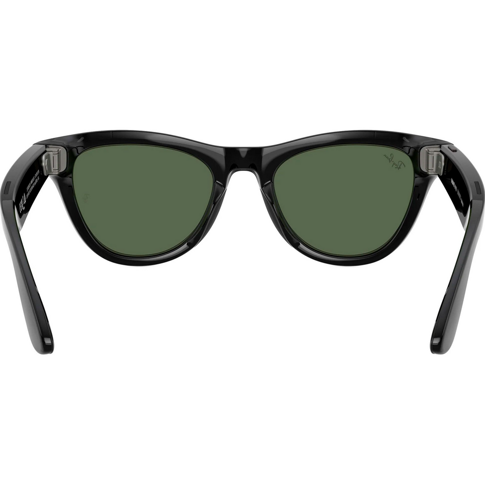 Смарт-очки Ray-Ban Meta Skyler Gen 2 Standard Shiny Black Frame / G-15 Green Lenses (RW4014 601/71 52-20) 102575 фото