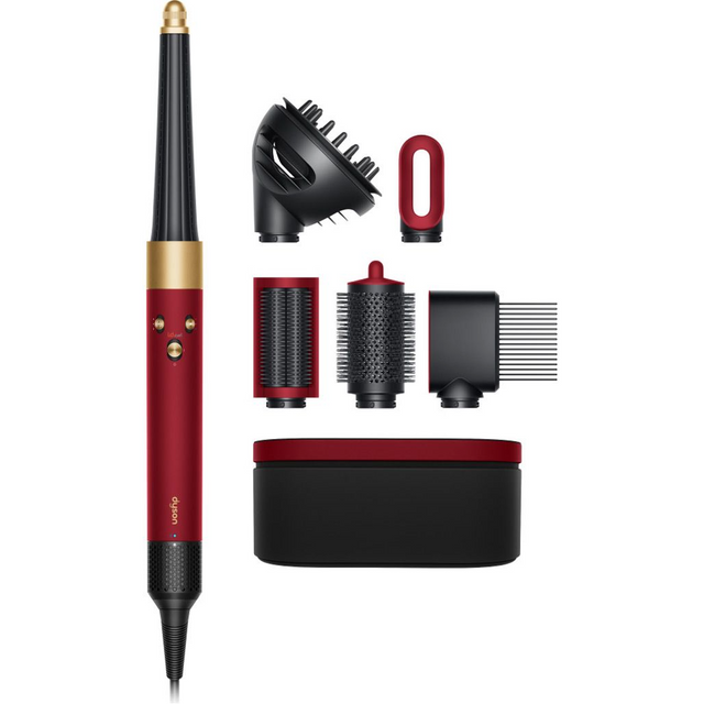 Мультистайлер Dyson Airwrap i.d. multi-styler and driver Curly+Coily Red Velvet/Gold (596928-01) 102580 фото