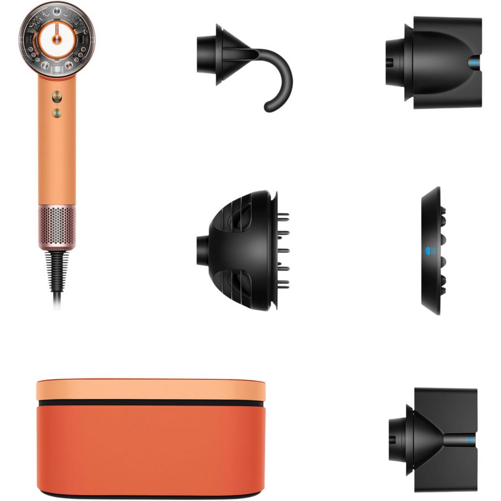 Фен Dyson Supersonic HD16 Nural Straight/Wavy Ceramic Apricot/Topaz (176964-01) 102593 фото