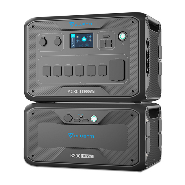 Домашня зарядна станція з додатковою батареєю BLUETTI AC300 + B300 Home Battery Backup 100440 фото