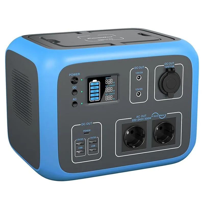 Портативна зарядна станція BLUETTI PowerOak AC50S Portable Power Station | 300W 500Wh - Blue 100441 фото